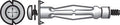 Hillman Hollow Wall Anchors For Walls 5/8 " Thickness 50/Box