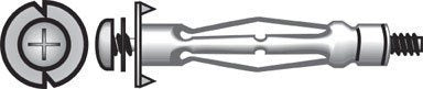 Hillman Hollow Wall Anchors For Walls 5/8 " Thickness 50/Box