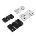 Stainless Steel Wall Hook Keyhole Hanger Flush Mount Bracket Set 4pcs