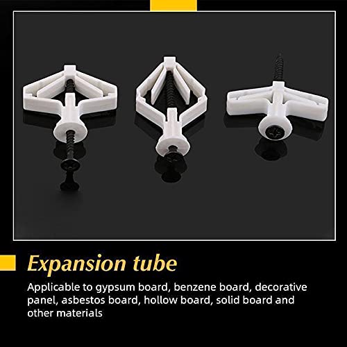 Drywall Anchors with Screws Nylon Expansion Wall Anchors Set