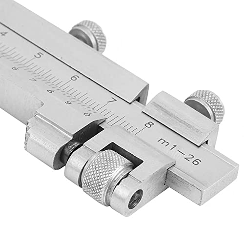 Stainless Steel Gear Tooth Vernier Caliper Thickness Gauge Measuring Tool