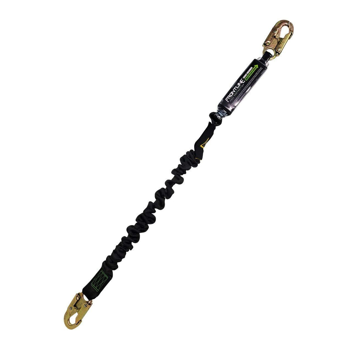 6' Adjustable Restraint Lanyard with Snap Hook Ends for Safety Harness Use