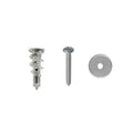 1-1/4" Zinc Alloy Drywall Anchors with Screws & Washers 75 Sets