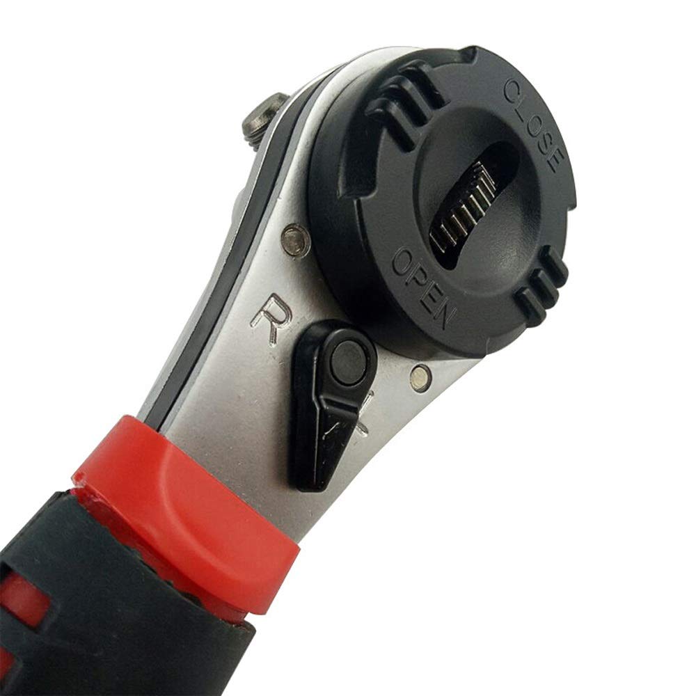 6-22mm Adjustable Universal Ratchet Wrench Multifunctional Repair Tool