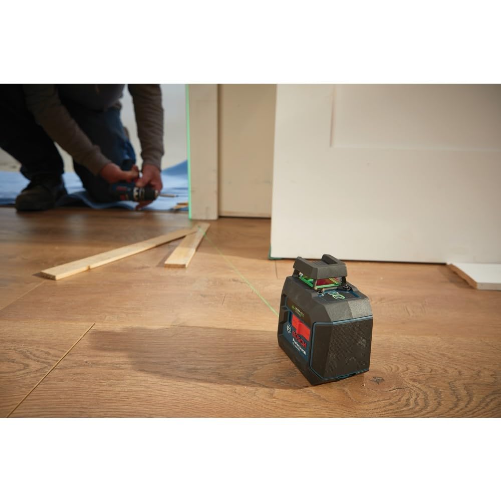 Green Beam Self-Leveling 360° Cross Line Laser Level