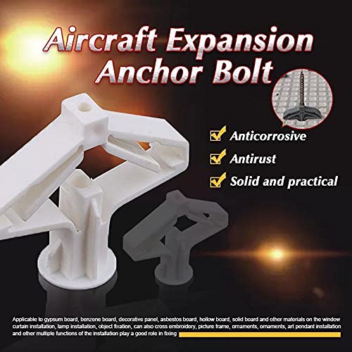 Drywall Anchors with Screws Nylon Expansion Wall Anchors Set