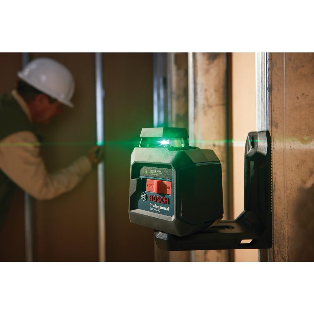 Green Beam Self-Leveling 360° Cross Line Laser Level