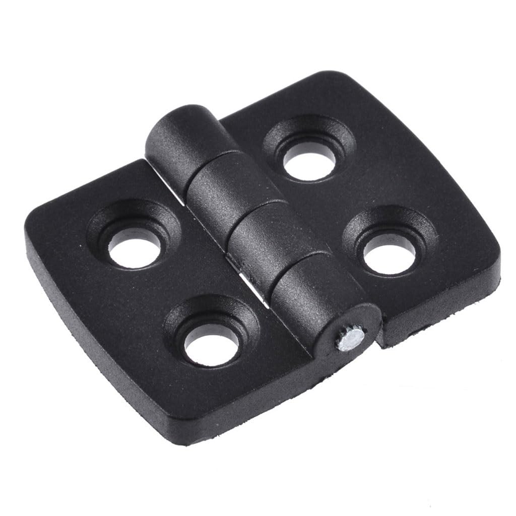 10pcs Nylon Mini Hinges Black Plastic Cabinet Door Hinges