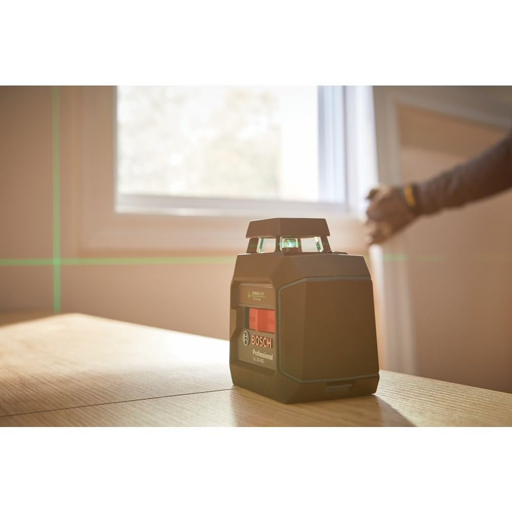 Green Beam Self-Leveling 360° Cross Line Laser Level