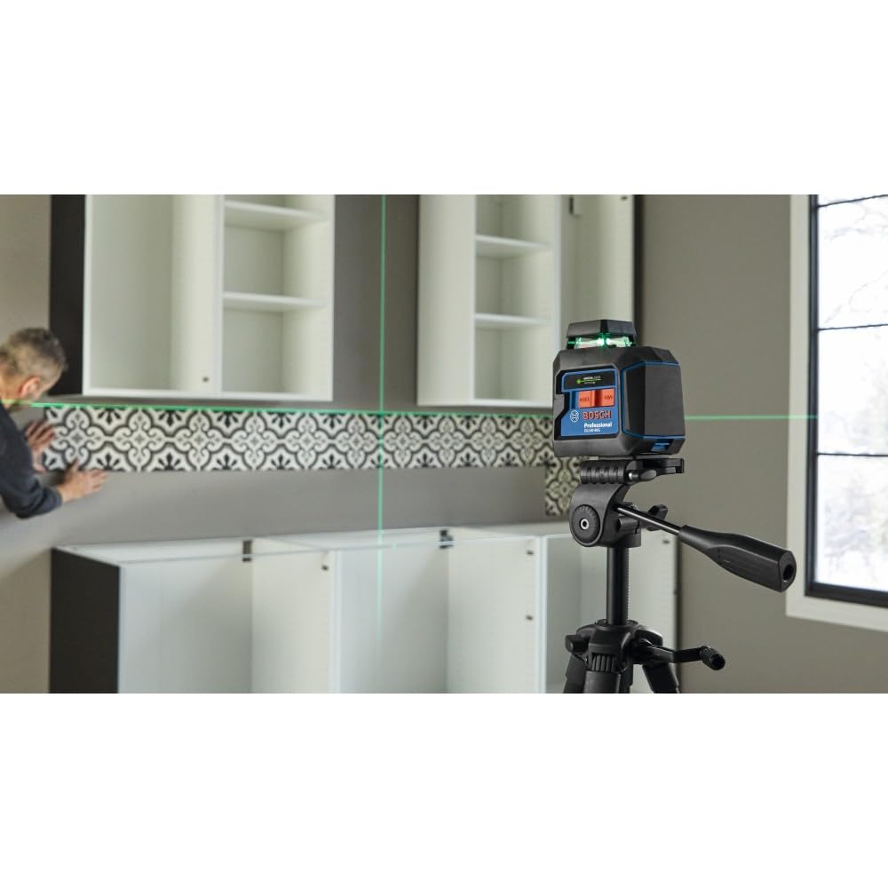 Green Beam Self-Leveling 360° Cross Line Laser Level