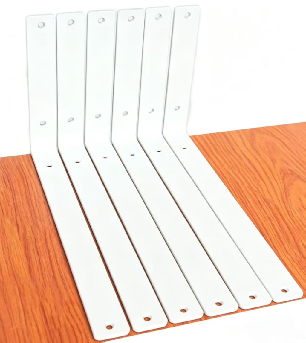 L Shape Metal Shelf Brackets with Screws for Floating Shelves