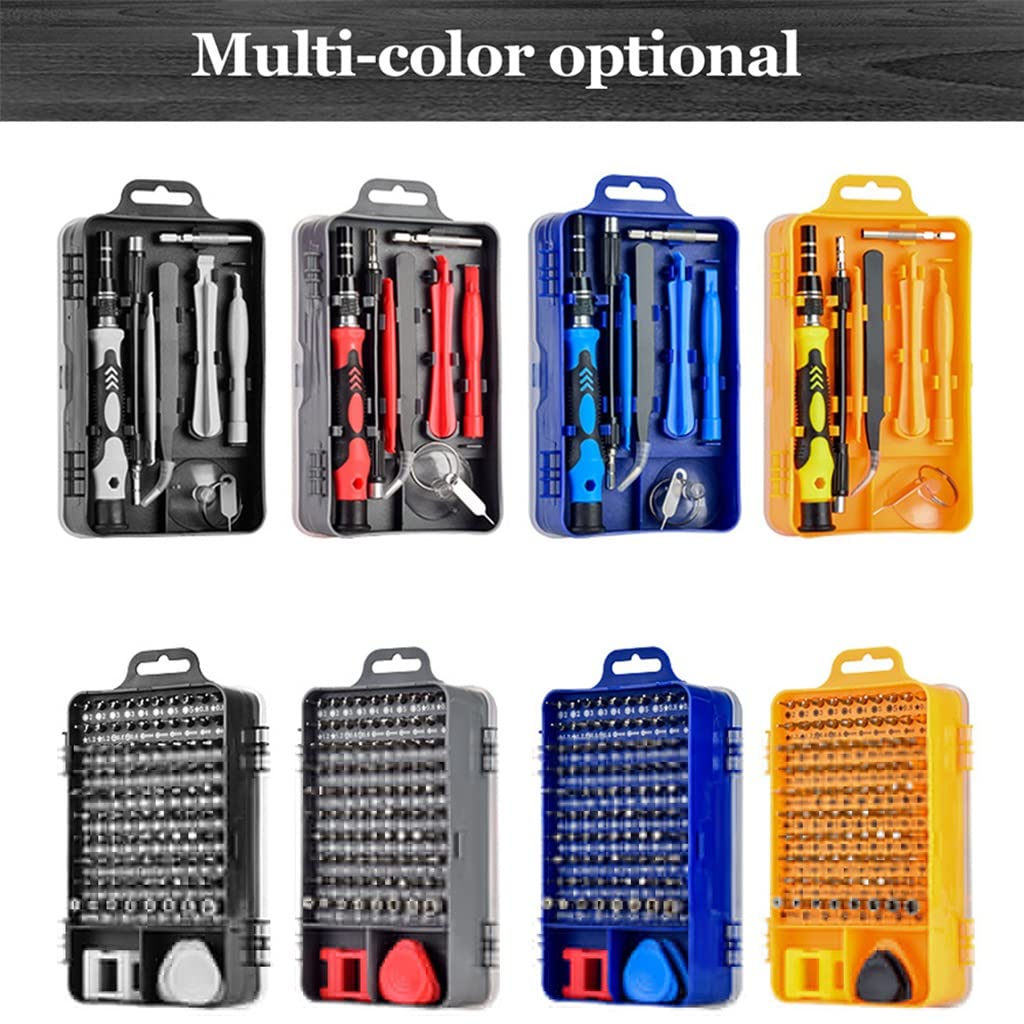 UMDIEOD Red Magnetic Screwdriver Set Precision Torx 115 In 1