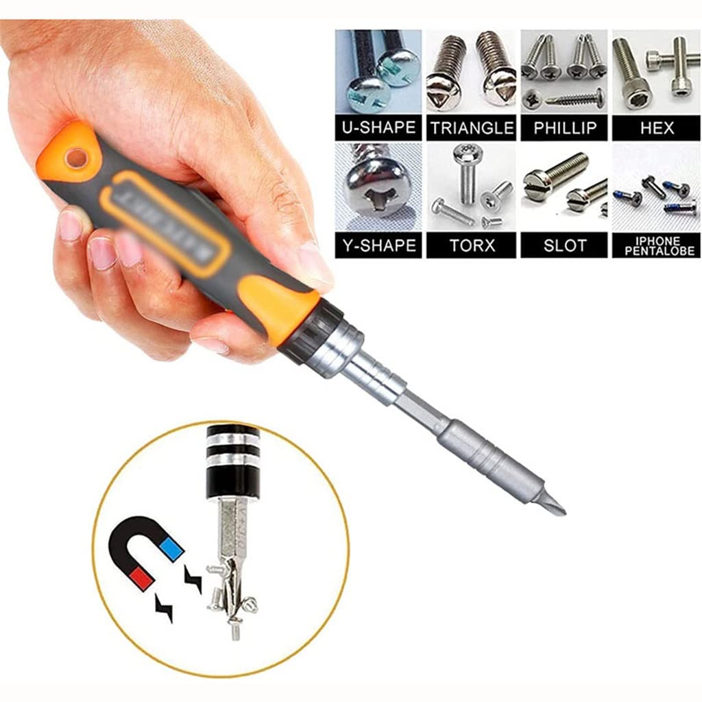 TEDILUVI Screwdriver Bit Set Multifunctional Repair Tool Kit 38 in 1