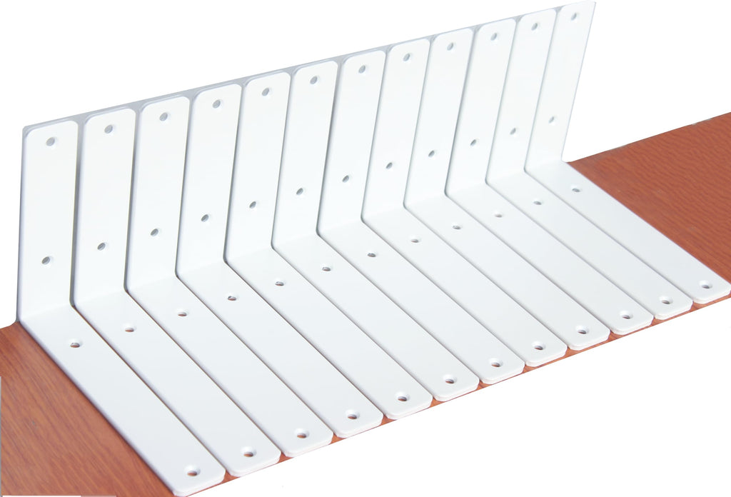 L Shape Metal Shelf Brackets with Screws for Floating Shelves