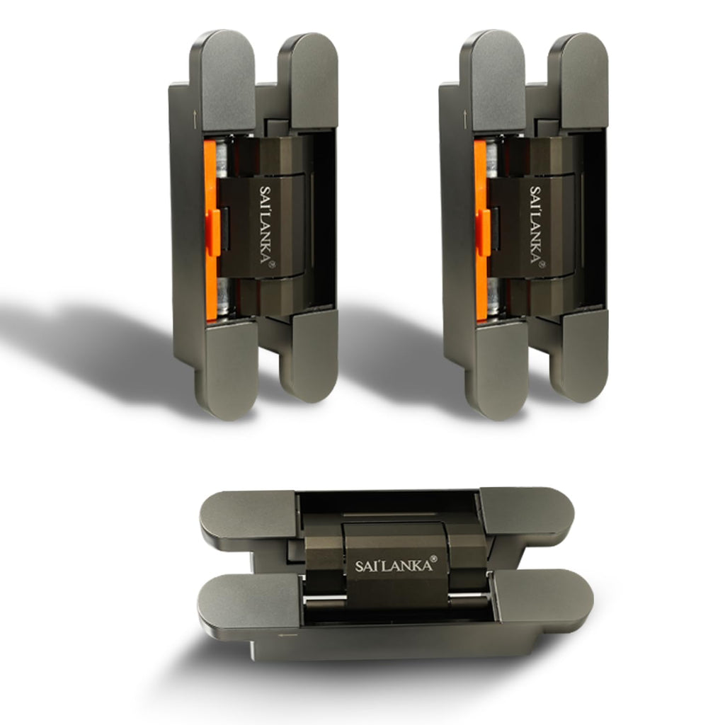 3D Adjustable Hydraulic Concealed Door Hinge Heavy Duty 180° Swing