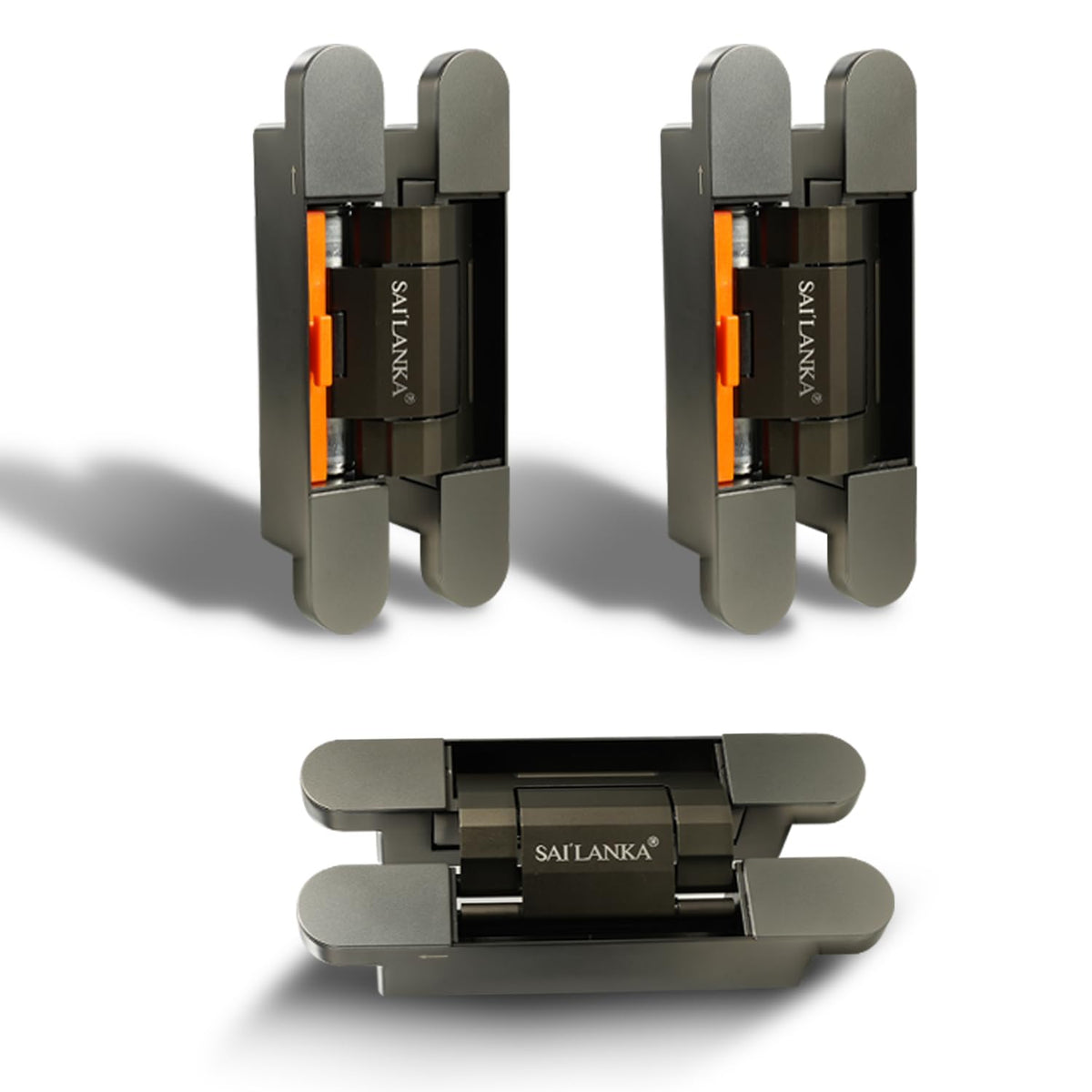 3D Adjustable Hydraulic Concealed Door Hinge Heavy Duty 180° Swing