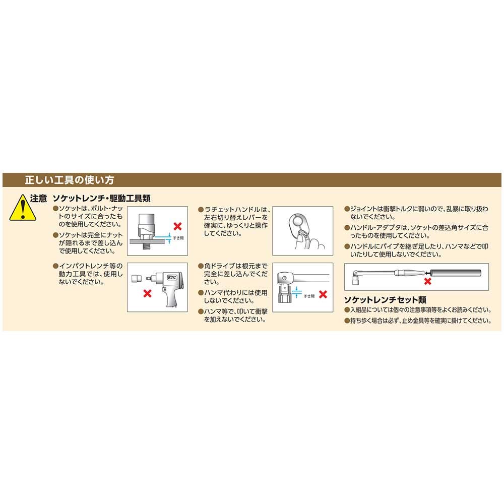 Kyoto Tool (KTC) Socket Wrench Set