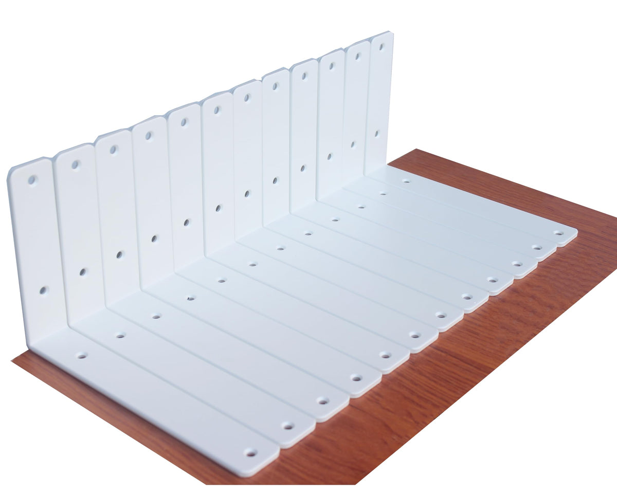 L Shape Metal Shelf Brackets with Screws for Floating Shelves