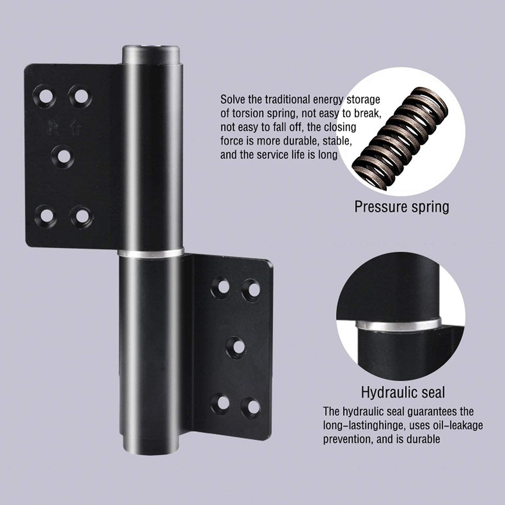 Aluminum Alloy Hydraulic Offset Hinge Soft Close Automatic Door Closer
