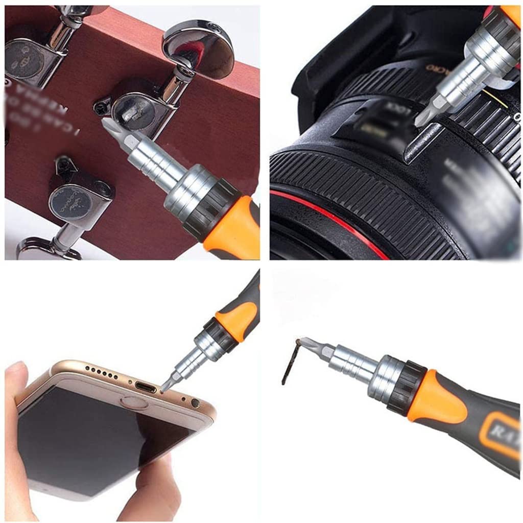 TEDILUVI Screwdriver Bit Set Multifunctional Repair Tool Kit 38 in 1