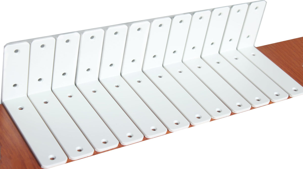 L Shape Metal Shelf Brackets with Screws for Floating Shelves