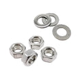 304 Stainless Steel M1.6-M4 Flat Head Screw Nut Washer Assortment Kit