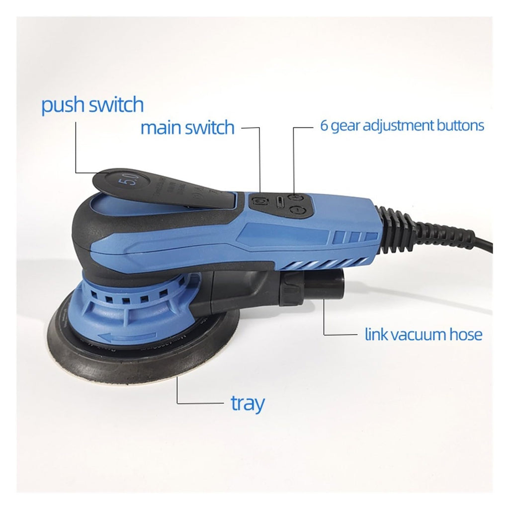350W Variable Speed Electric Sander for Wood, Car Paint & Polishing