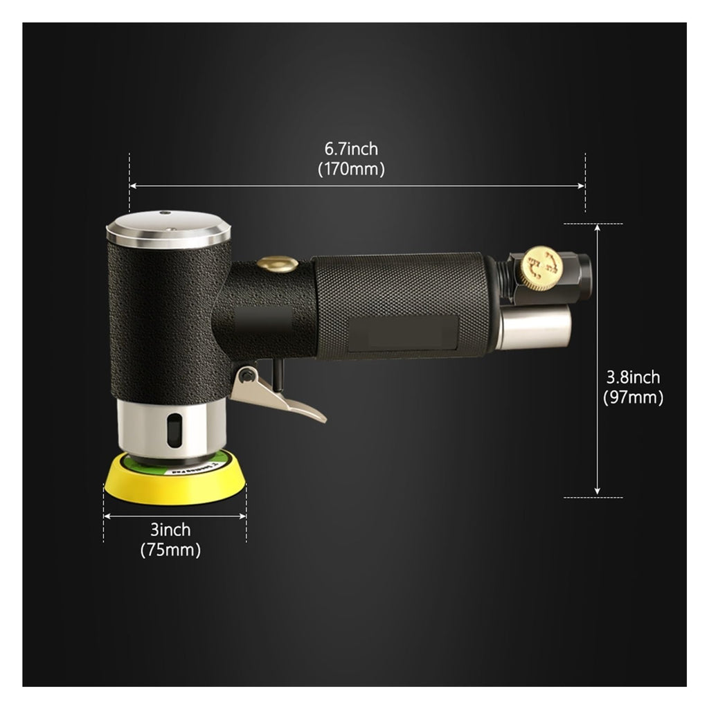 3mm Random Orbit Air Sander Pneumatic Polishing Tool for Car Polishing