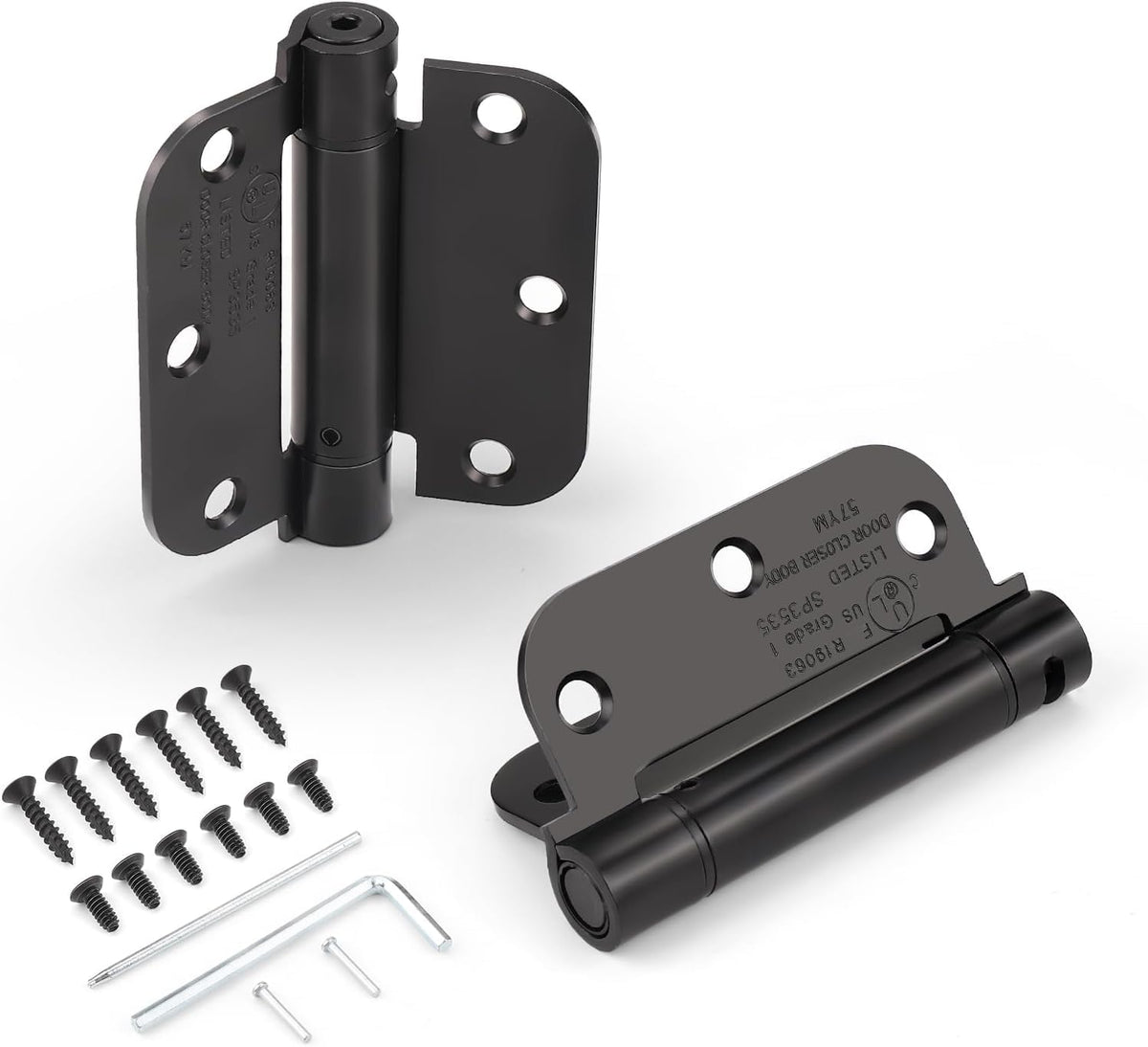 KNOBWELL Self Closing Door Hinges 3.5"