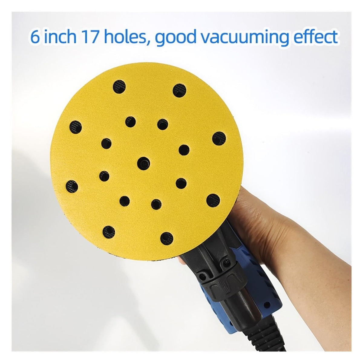 350W Variable Speed Electric Sander for Wood, Car Paint & Polishing