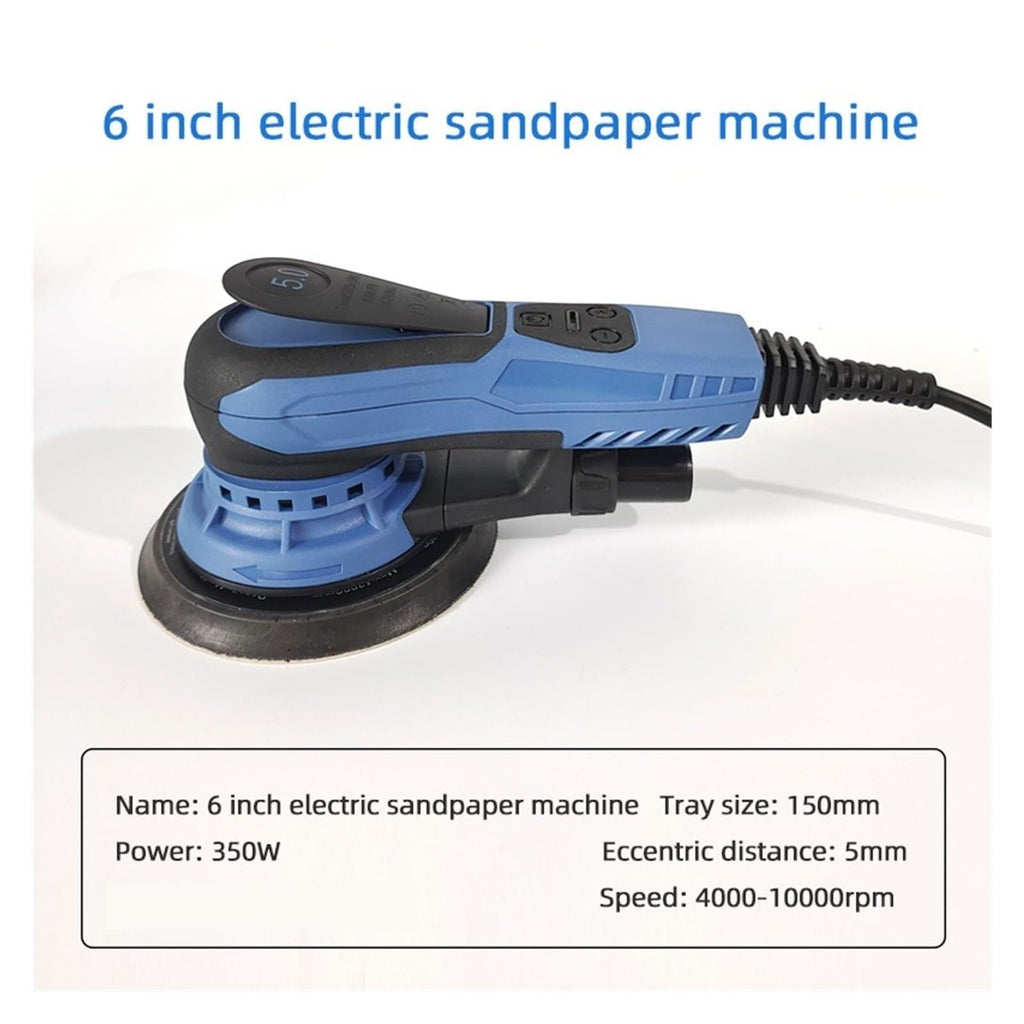 350W Variable Speed Electric Sander for Wood, Car Paint & Polishing