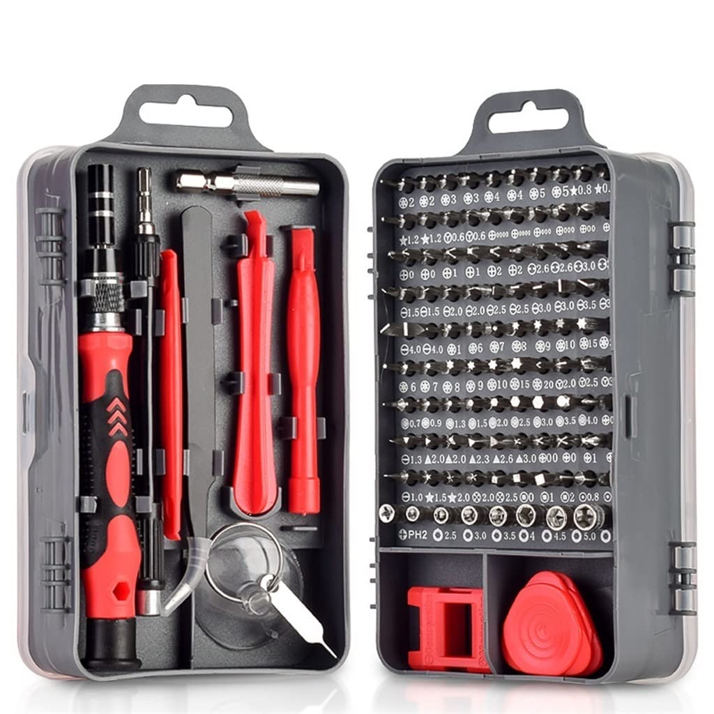 UMDIEOD Red Magnetic Screwdriver Set Precision Torx 115 In 1
