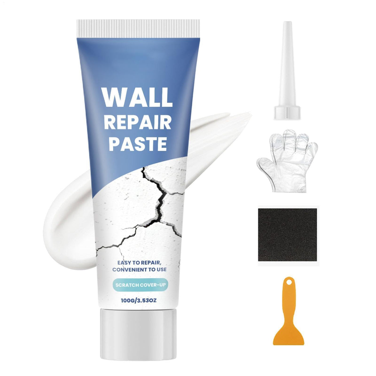 Waterproof Acrylic Wall Crack Filler Paste with Spreader for Concrete & Plaster