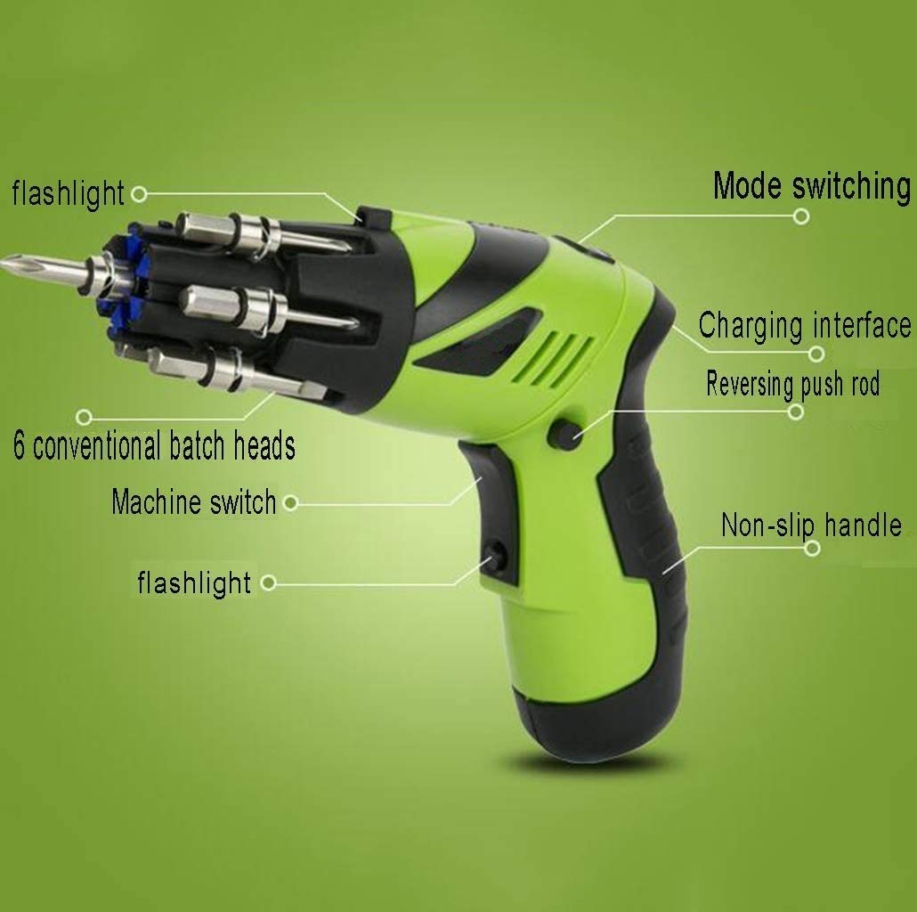 Cordless Impact Driver Drill Kit with Battery Charger and Bag