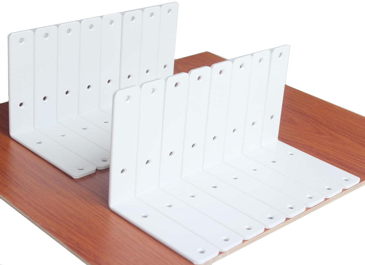 L Shape Metal Shelf Brackets with Screws for Floating Shelves