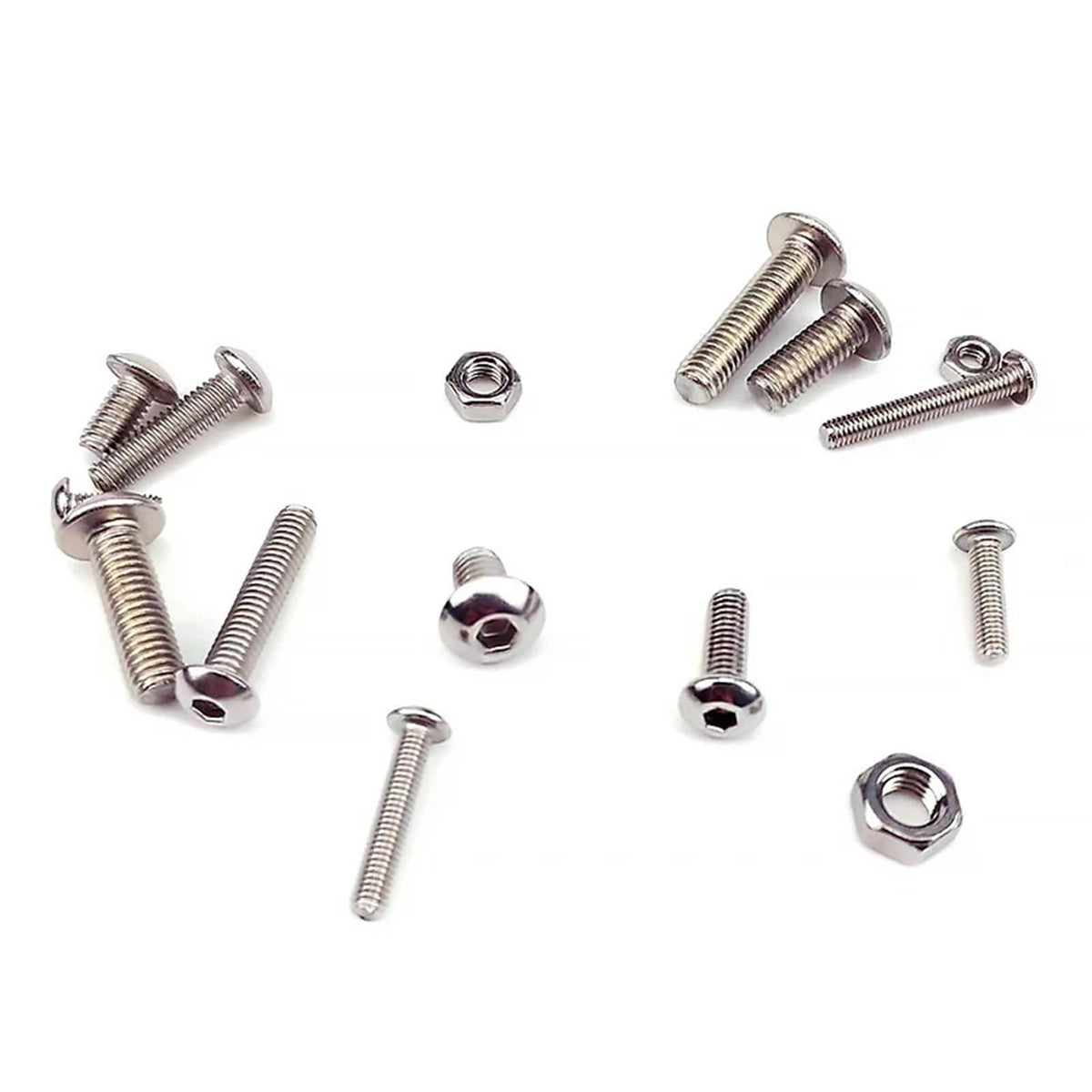 M3-M5 Stainless Steel Hex Socket Countersunk Screw Bolt Nut Kit 500pcs