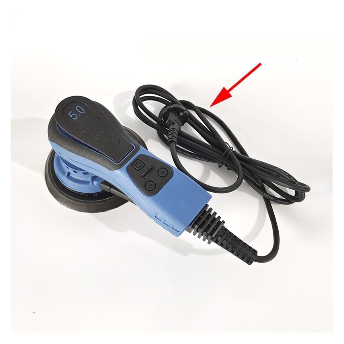 350W Variable Speed Electric Sander for Wood, Car Paint & Polishing