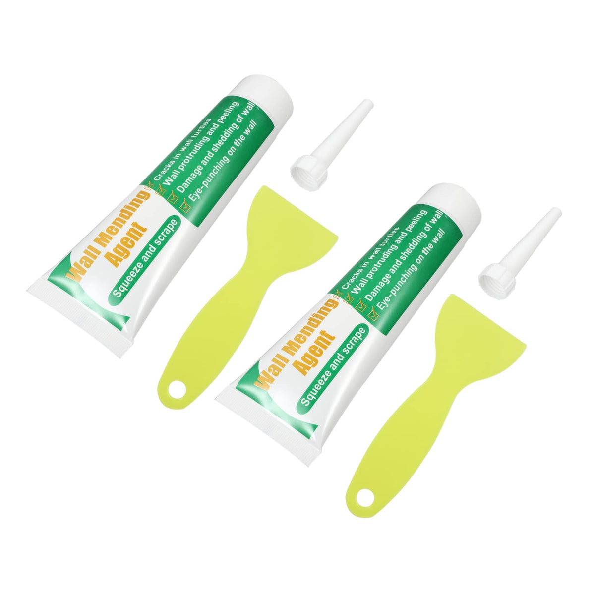 Wall Repair Paste Kit with Scraper, Fast Solution for Drill Holes