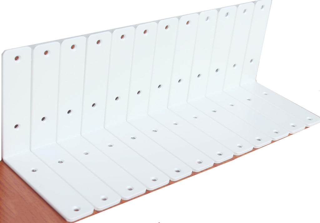 L Shape Metal Shelf Brackets with Screws for Floating Shelves