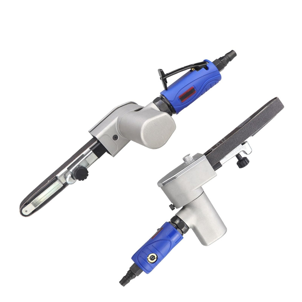 360° Rotating Pneumatic Orbital Sander Belt Grinder for Wood Sanding & Polishing