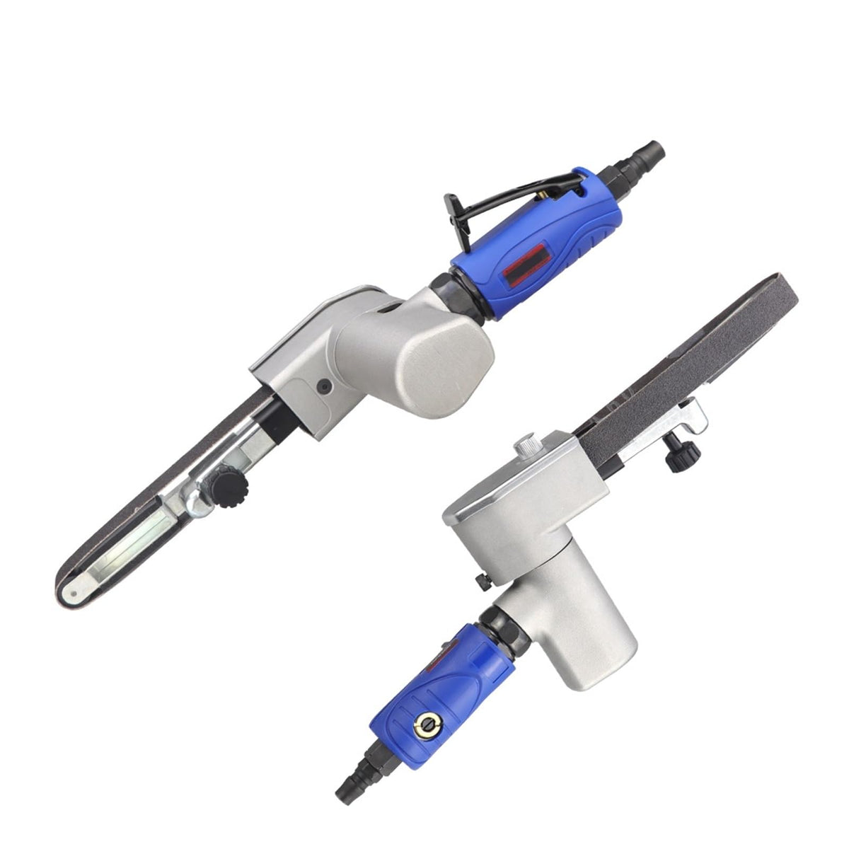 360° Rotating Pneumatic Orbital Sander Belt Grinder for Wood Sanding & Polishing