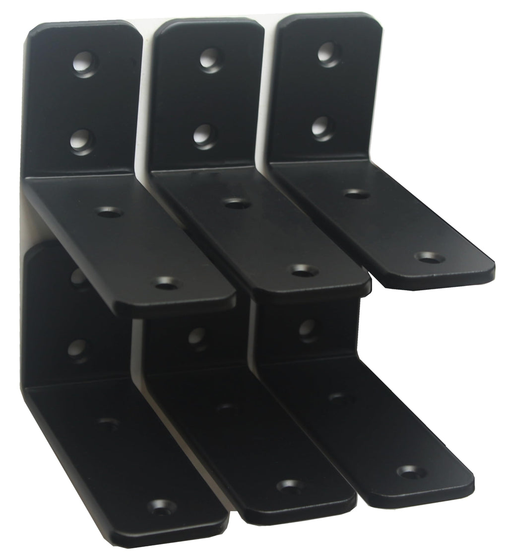 L Shape Metal Shelf Brackets with Screws for Floating Shelves