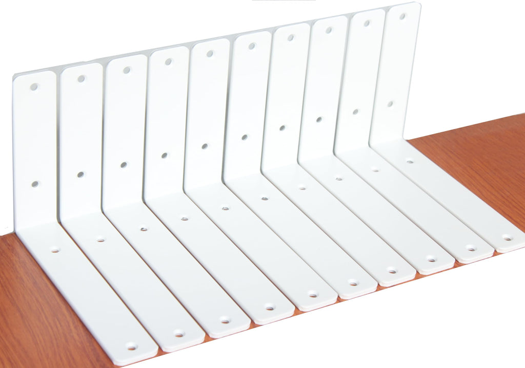 L Shape Metal Shelf Brackets with Screws for Floating Shelves