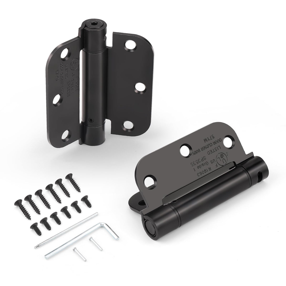 KNOBWELL Self Closing Door Hinges 3.5"