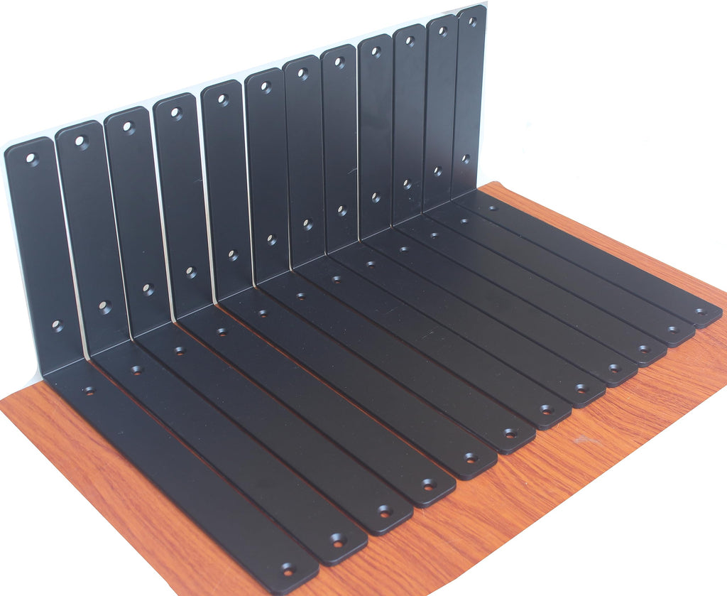 L Shape Metal Shelf Brackets with Screws for Floating Shelves
