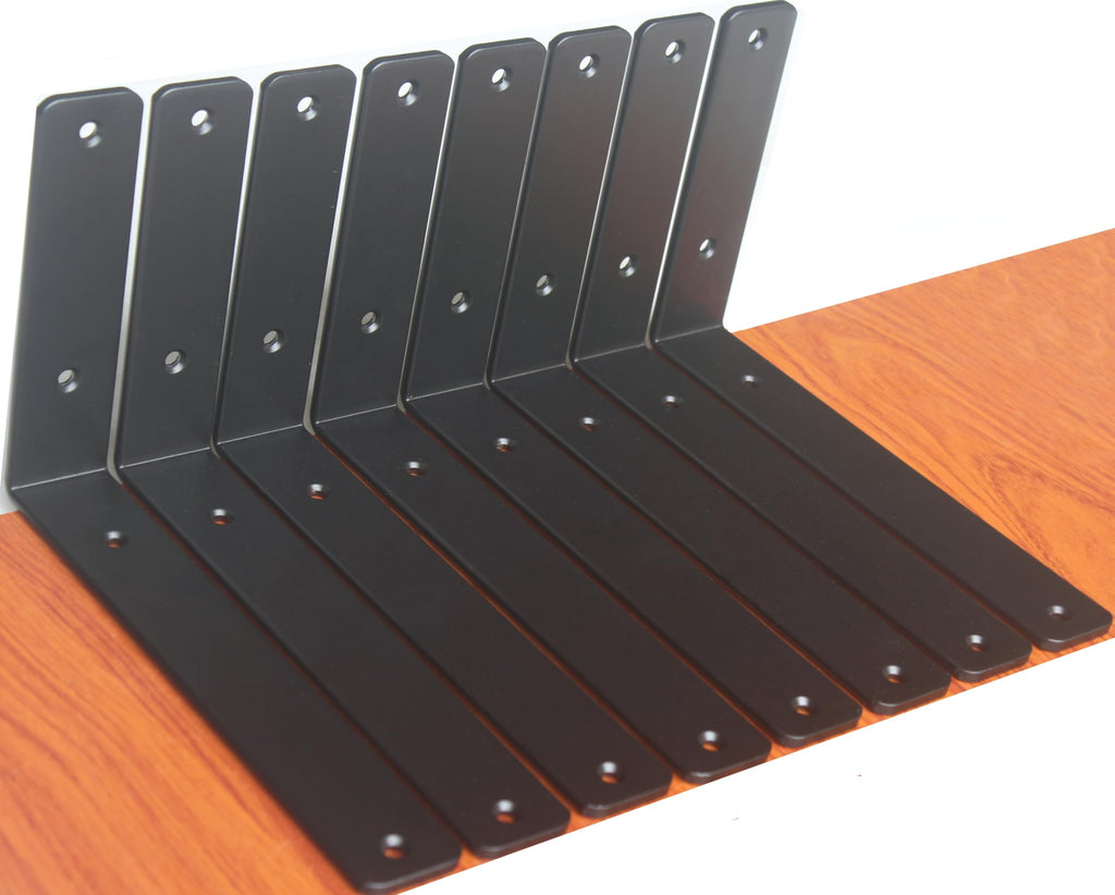 L Shape Metal Shelf Brackets with Screws for Floating Shelves