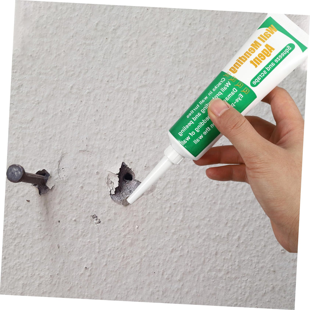 Wall Repair Paste Kit with Scraper, Fast Solution for Drill Holes