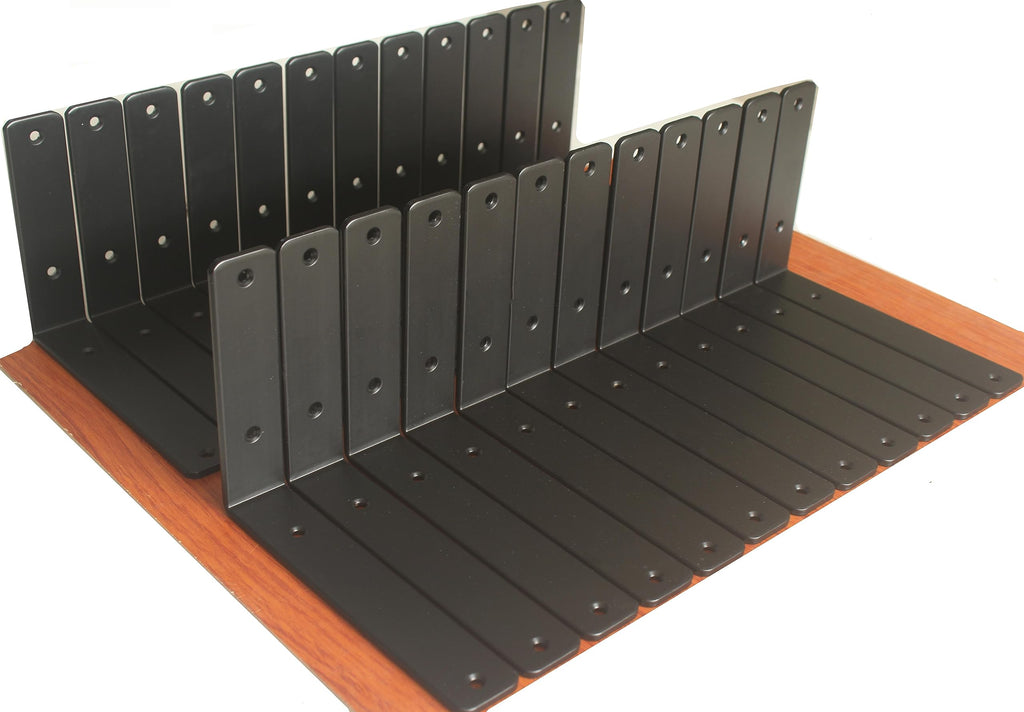 L Shape Metal Shelf Brackets with Screws for Floating Shelves