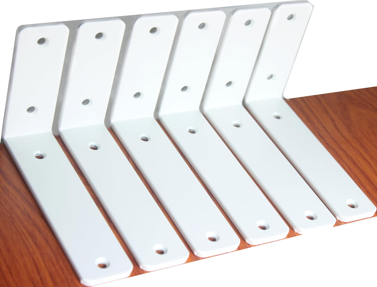 L Shape Metal Shelf Brackets with Screws for Floating Shelves