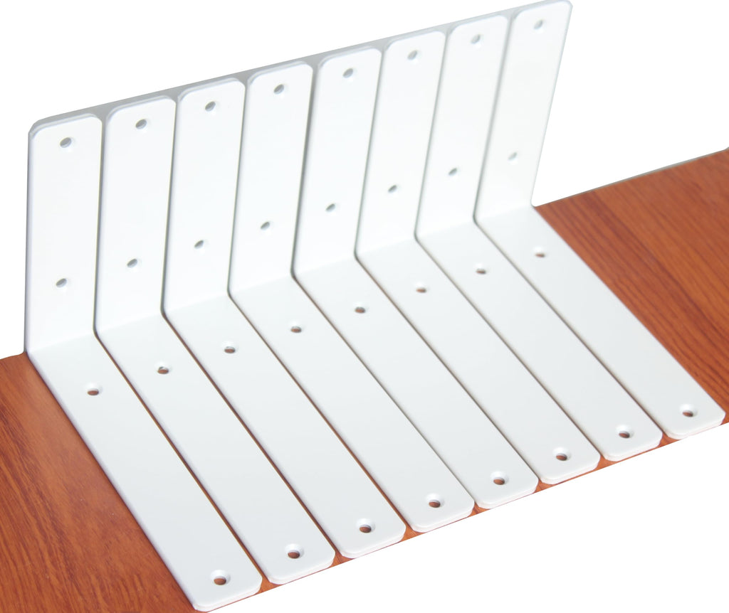 L Shape Metal Shelf Brackets with Screws for Floating Shelves